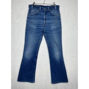 VTG Levis 517 Men’s Jeans 90s 34x34 “32x30.75” USA Orange Tab Blue Custom Flare